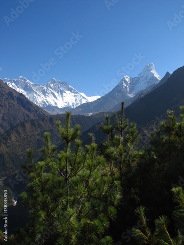 Mountain peaks of the Himalayas © Lana Kray