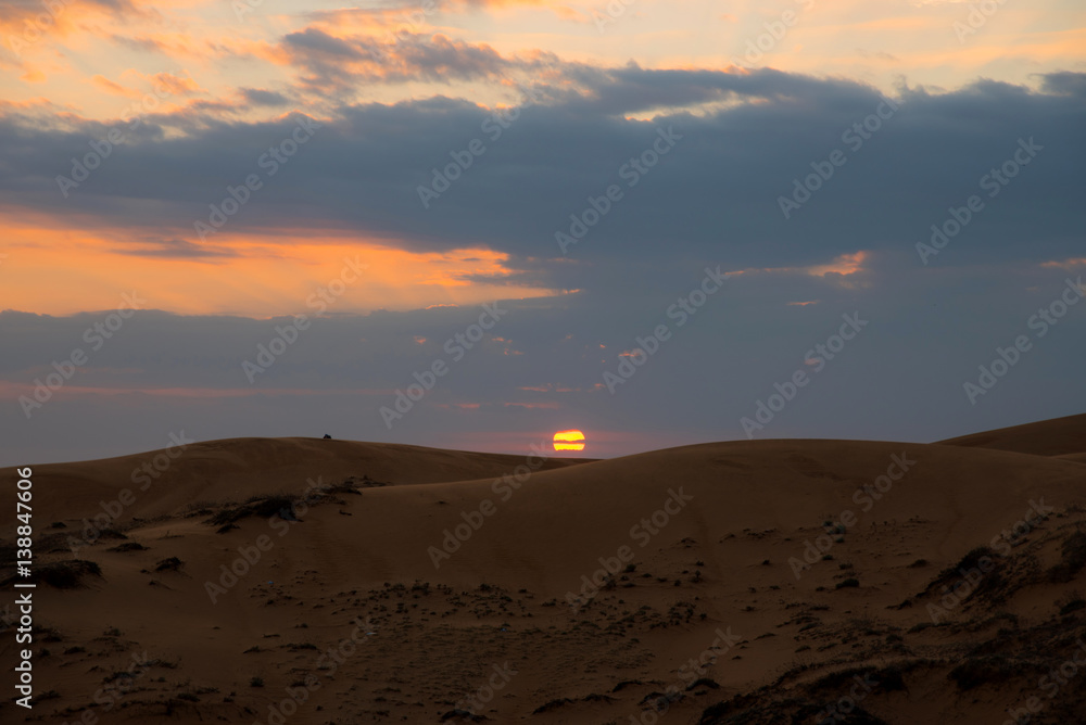 Fototapeta premium Sunset at 