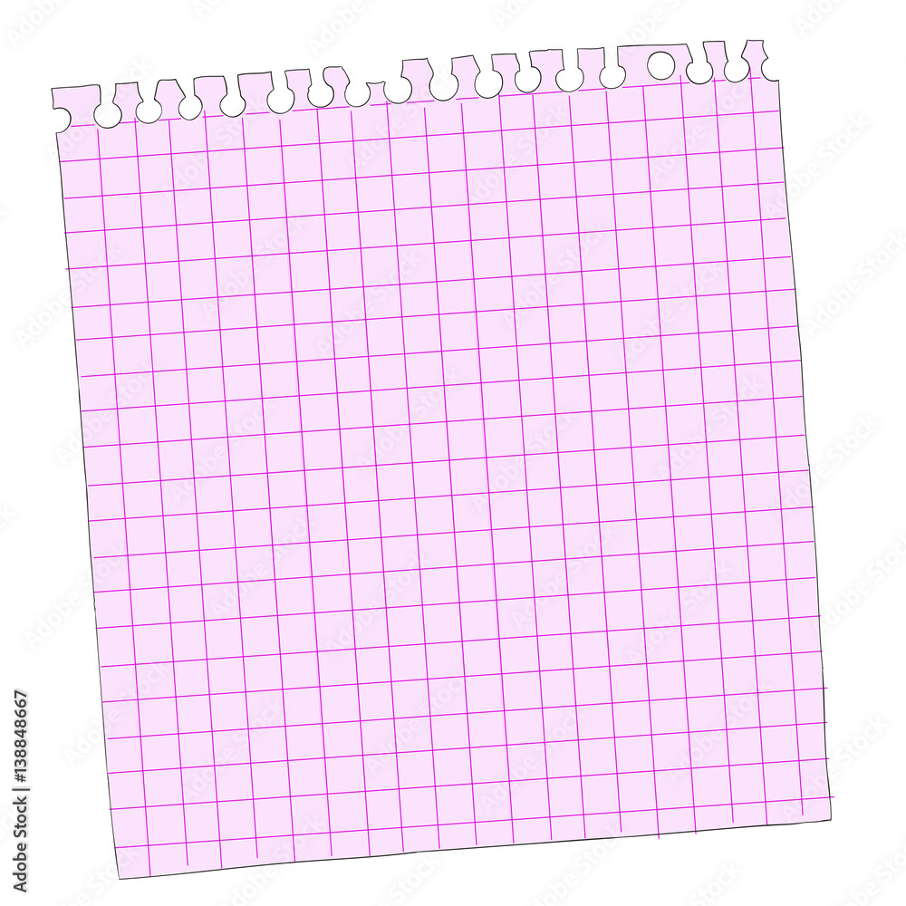 School background. Notepad sheet. Book into the cell. Notebook page. School background. Notepad sheet. Book into the cell. Notebook page.