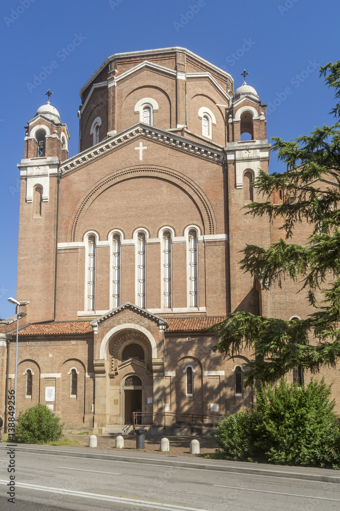 The church of the Santissimo Nome di Gesù, better known as the Temple of Peace in Padua, Veneto, Italy