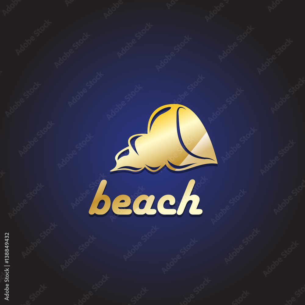 Seashell Icon Isolated On Blue Background.Vector Illustration,Graphic Design.For Web Site,Print Material And Poster.Also Can Be Useful For Placard,Backdrop And Wallpaper Seashell Icon Isolated On Blue Background.Vector Illustration,Graphic Design.For Web Site,Print Material And Poster.Also Can Be Useful For Placard,Backdrop And Wallpaper