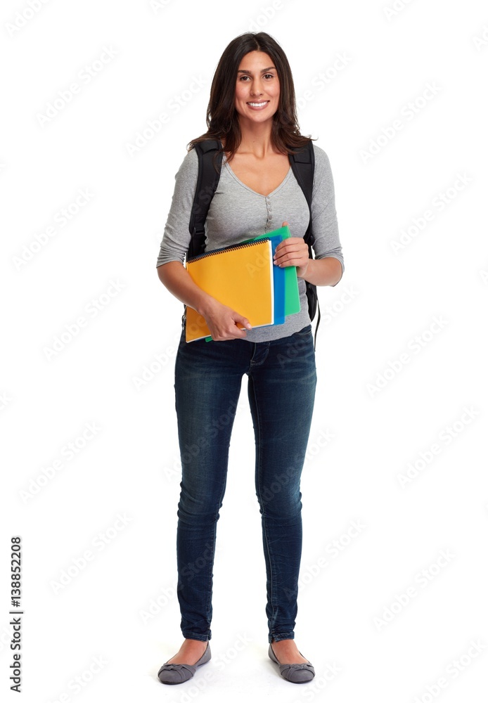 Student woman. Student woman.