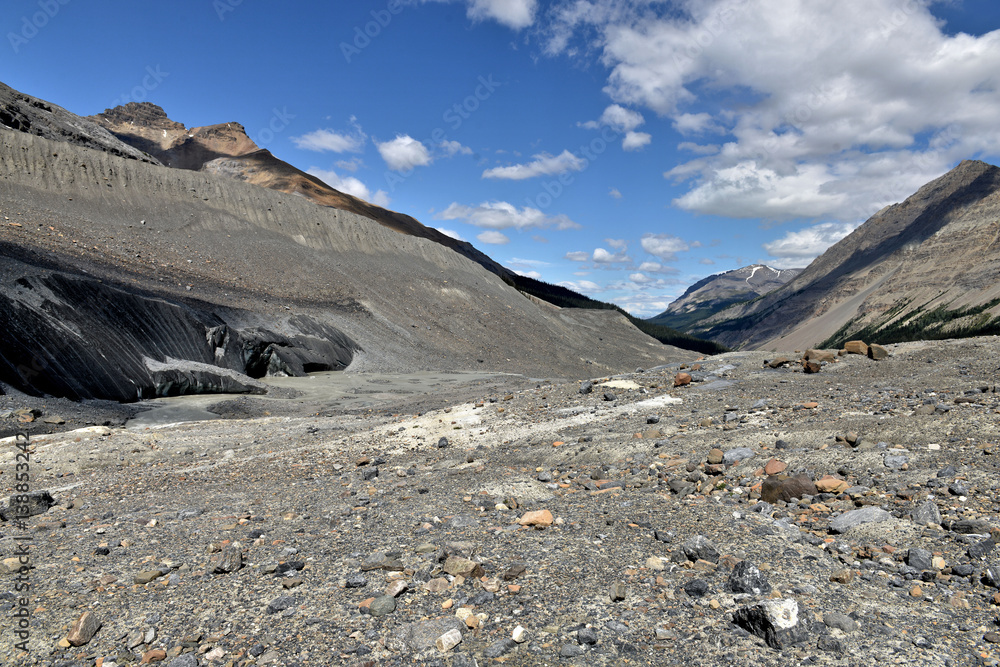 Trace d'un glacier