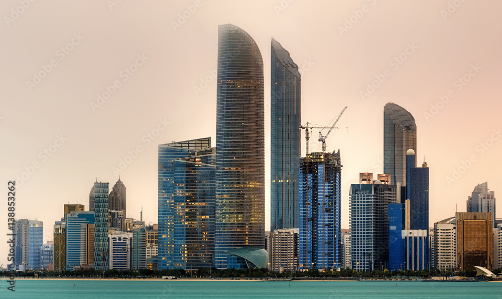 Fototapeta premium Abu Dhabi Skyline