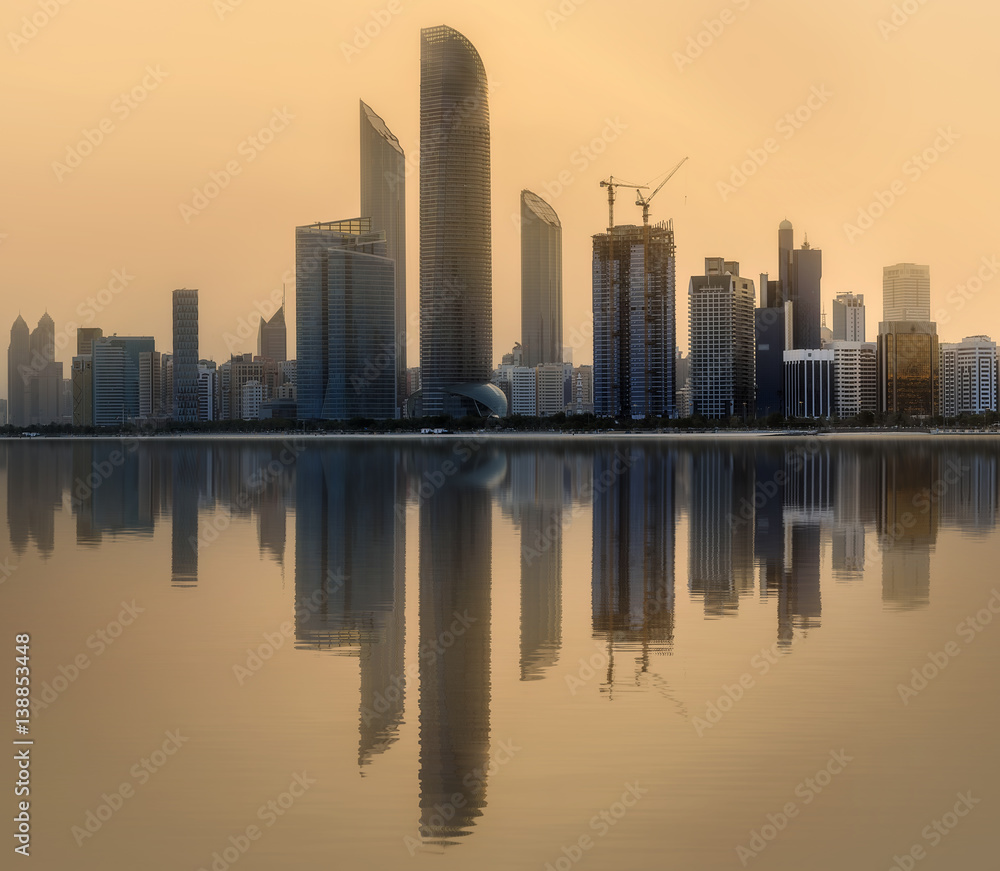 Fototapeta premium Abu Dhabi Skyline