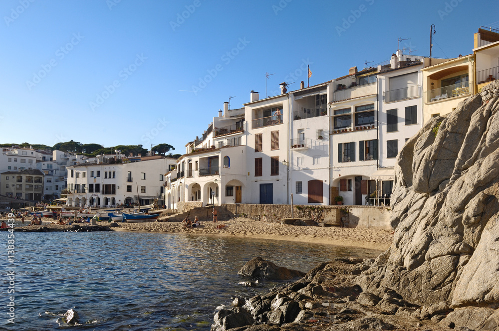 Obraz premium Beach of Calella de Palafrugell, Girona province, Catalonia, Spain