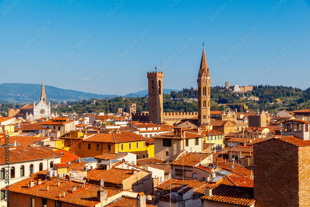 Florence. Aerial view of the city.