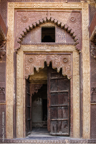 Impressive ancient gate, Madhya Pradesh, India