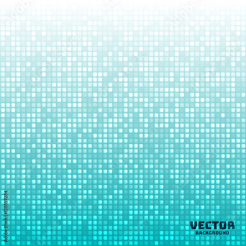 Vector abstract bright mosaic gradient background light blue