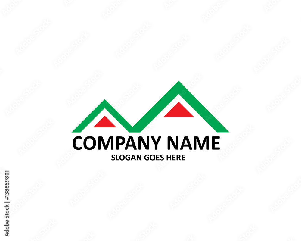 Volcano Mountain Logo Volcano Mountain Logo