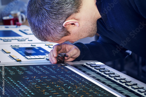 The process of offset printing and color correction