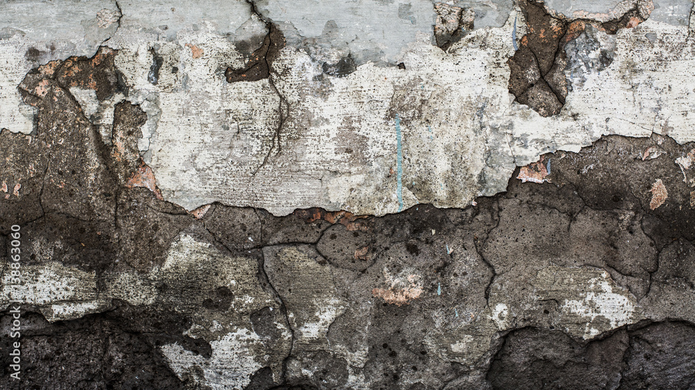 Fototapeta premium plaster on the wall of a building