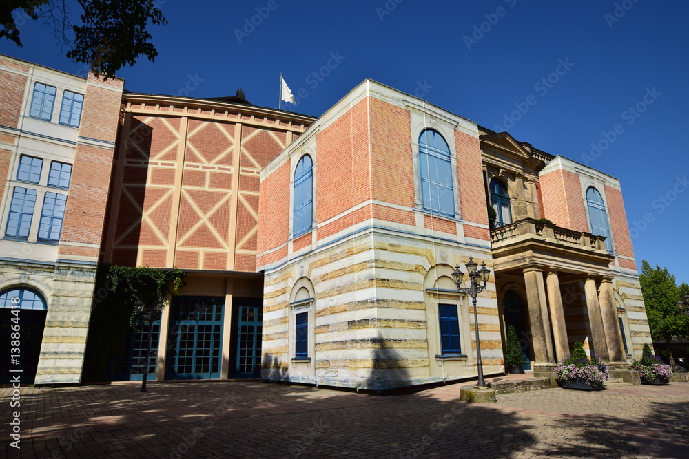 Fototapeta premium View in the city of Bayreuth, Bavaria, region Upper Franconia, Germany