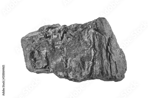 coal isolated on white background