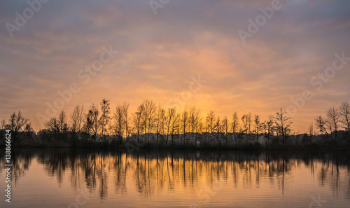 Sunset on the Lake