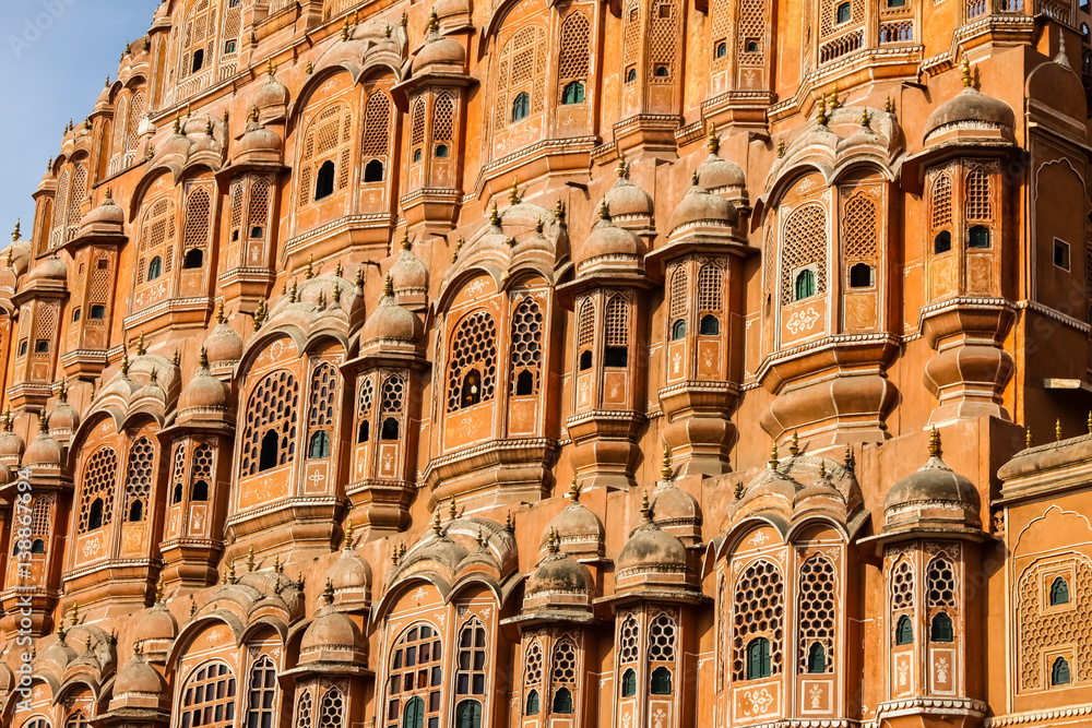 Famous Palace of Winds or Hawa Mahal, Jaipur, India