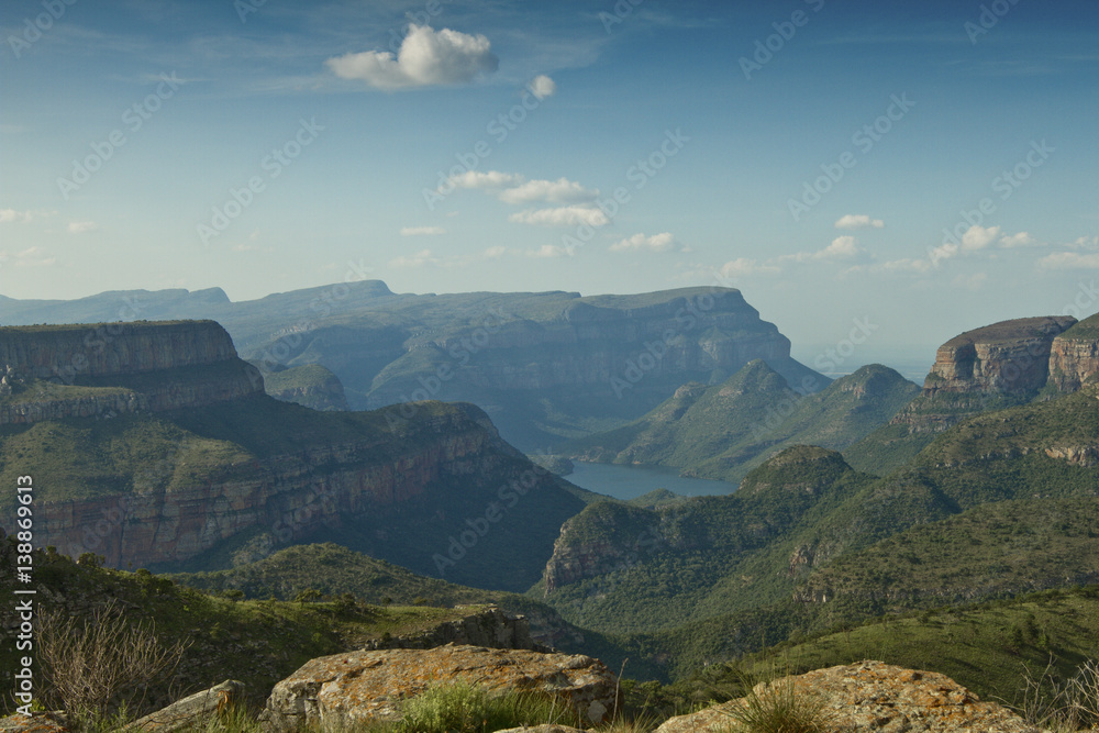 View of the scenic Blyde River Canyon