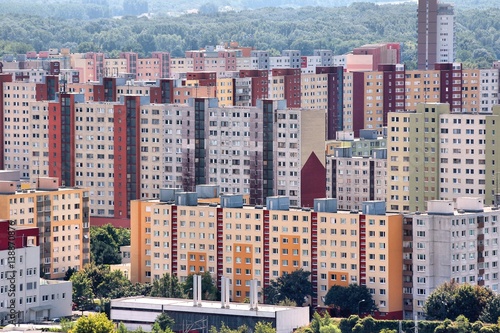 Concrete jungle - Petrzalka in Bratislava photo