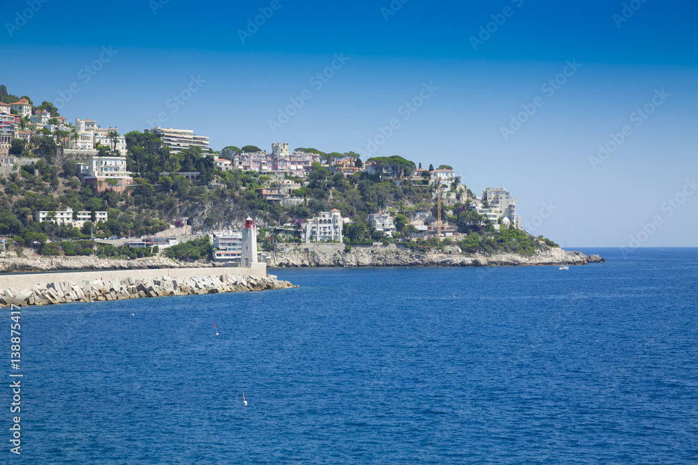 Blue water of the Mediterranean Sea Blue water of the Mediterranean Sea