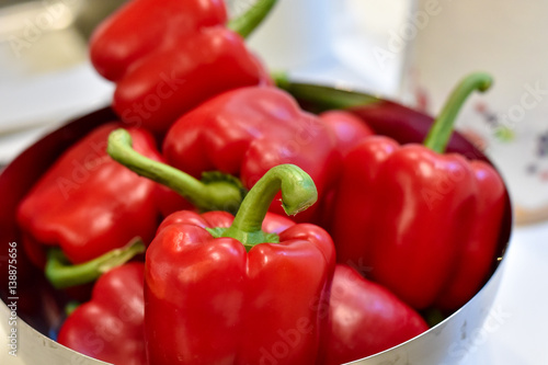 Obraz w ramie Fresh red paprika