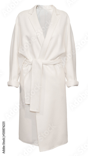 Women coat isolated on white background