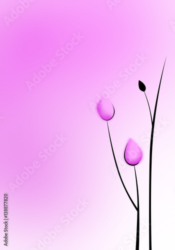 Pink Flower Background