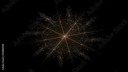 Wallpaper Mural fractal radial pattern on the subject of science, technology and design Torontodigital.ca