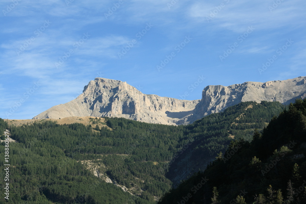 Pic de Bure dans les Alpes, Dévoluy, France