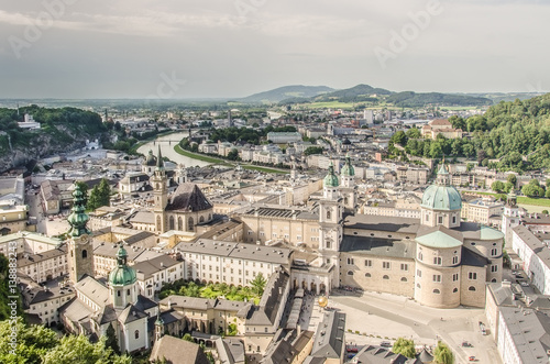 Salzburg und die Salzau von oben © Ulf