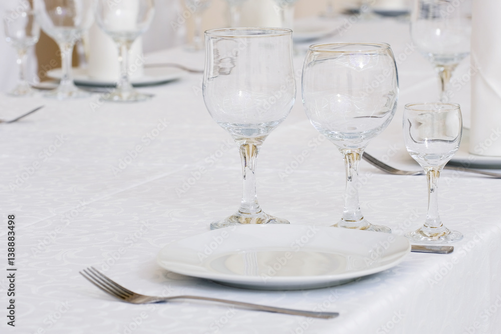 Interior of a restaurant
