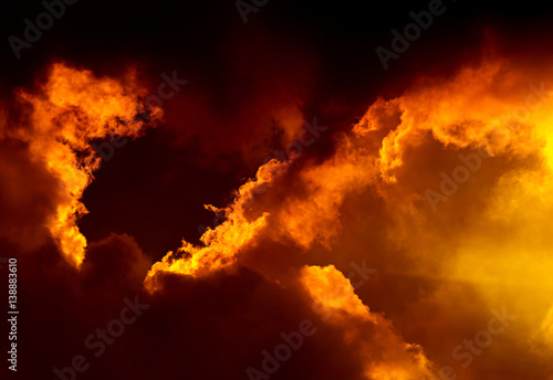 Sunglasses "ON FIRE" Abstract Background