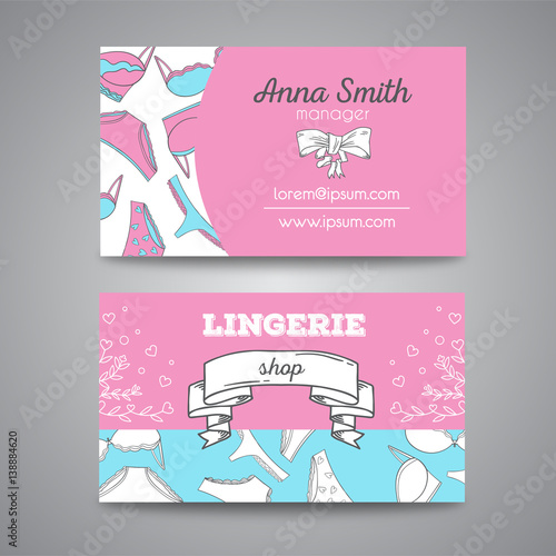 The certificate for lingerie buying