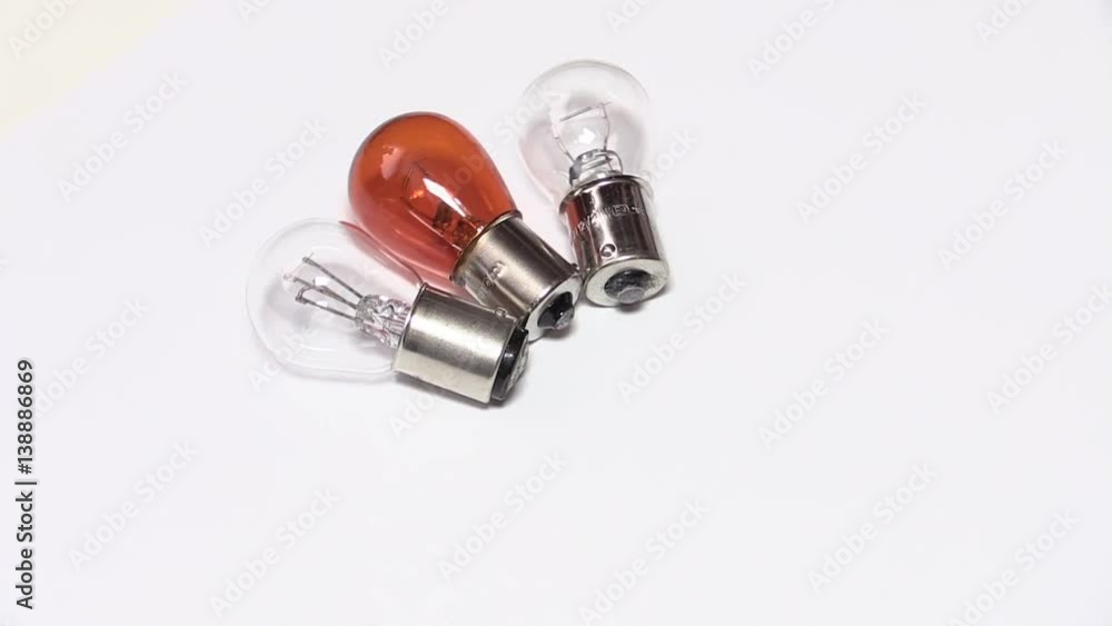 car lamp on white background car lamp on white background