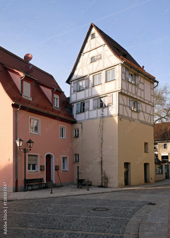 Fototapeta premium Fachwerkhaus in Hersbruck