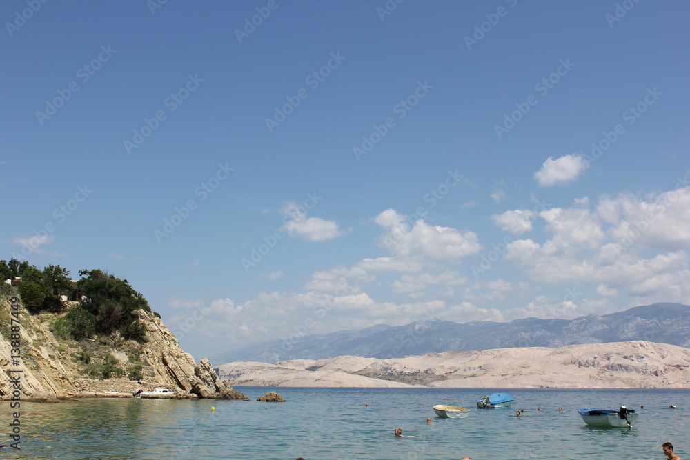 View on beach croatia