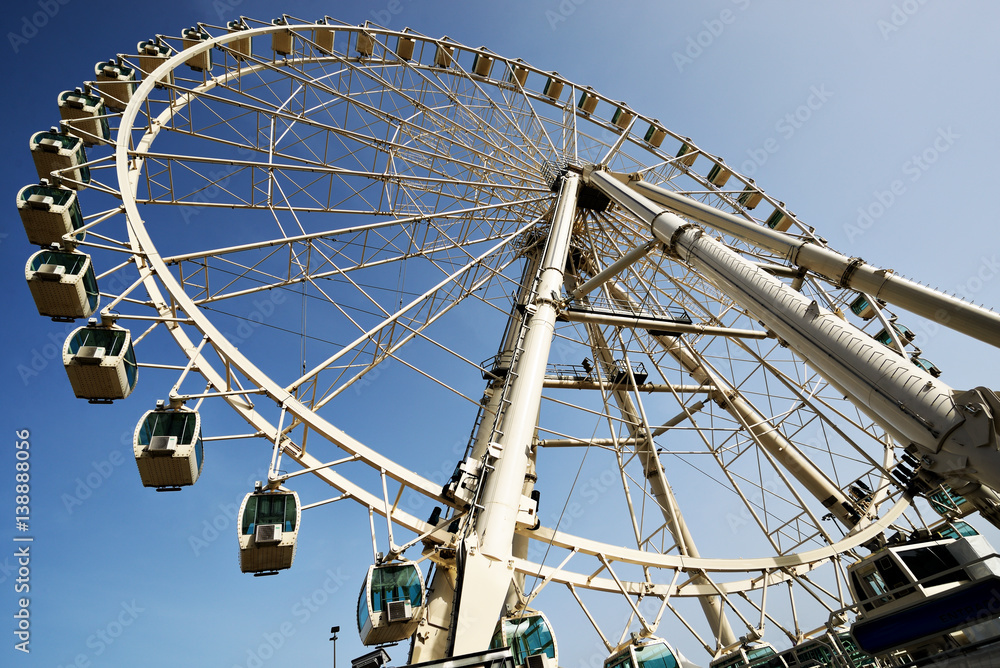 Ferris wheel in Malaga (Spain)  Noria de Málaga (España)  Ruota panoramica (Spagna)