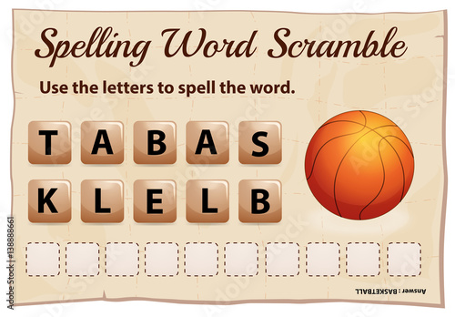Spelling worksheet