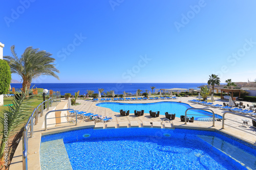 Outdoor swimming pool in Sharm El Sheikh