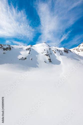 Österreichische Alpen im Kühtai, Tirol, im Winter © naturenow