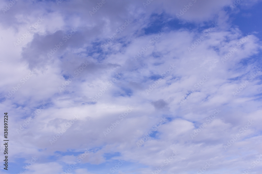 Beauty blue sky with cloud, nature background