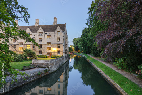 Cuadro en lienzo Cam river in Cambridge, England