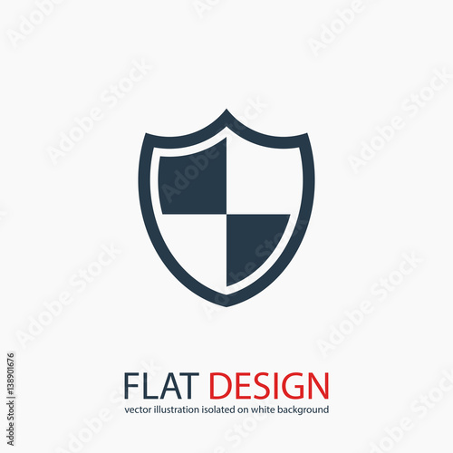 Free Download  Shield icon, vector illustration. Flat design style - GFXLoad