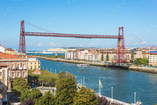 The Vizcaya Bridge is a transporter bridge that links the towns of Portugalete and Las Arenas close to Bilbao, Basque Country, Spain. It is the worlds oldest transporter bridge and was built in 1893 photo