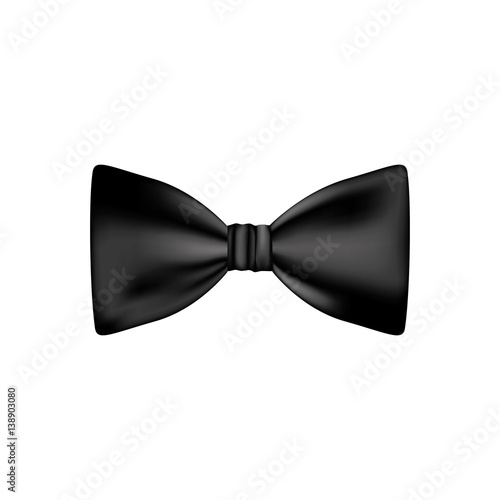 colorful sticker bow tie icon, vector illustraction design image