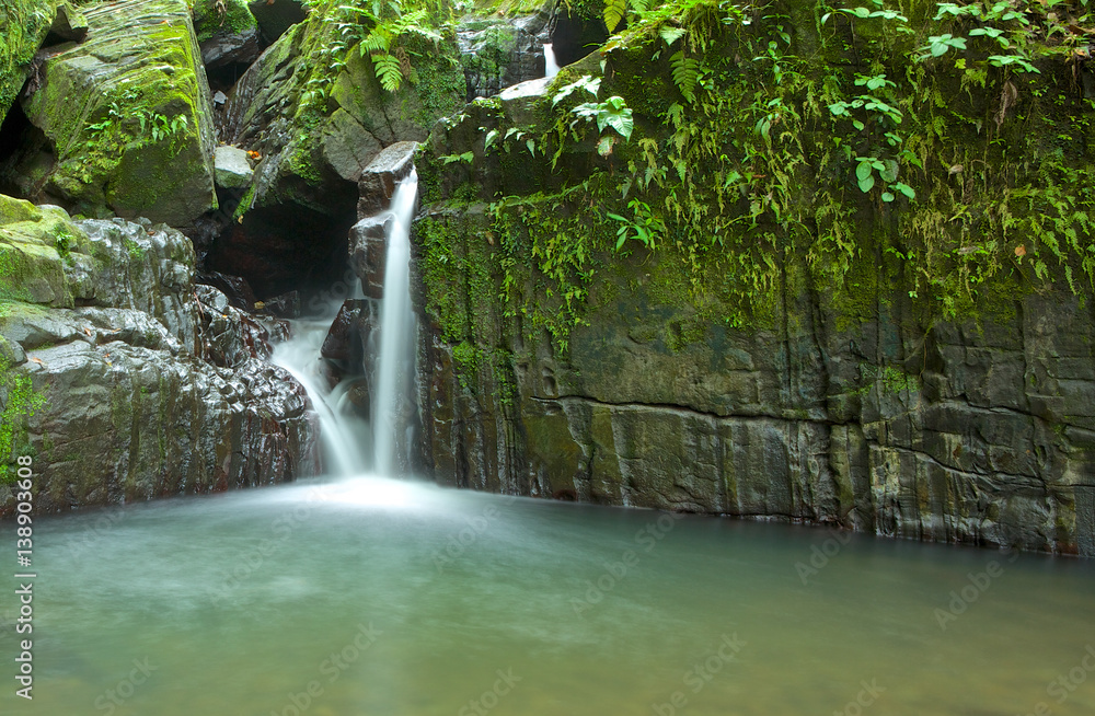 Misty fall in Puerto Rico Misty fall in Puerto Rico