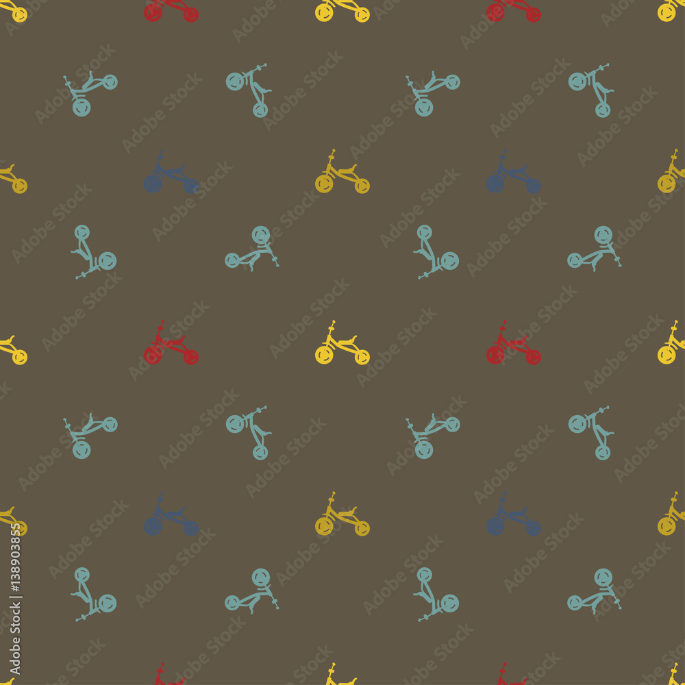 Seamless pattern Mountain bike Seamless pattern Mountain bike