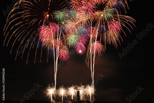 Sakata Fireworks Show in Japan 酒田花火ショー photo