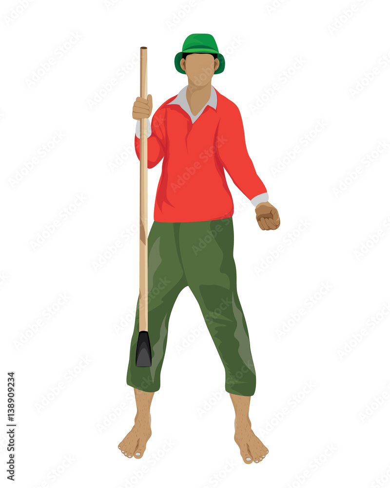 agriculturist shape vector design agriculturist shape vector design