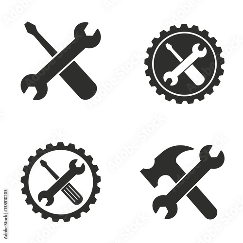 Tool icon set.