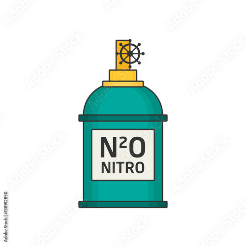 car nitro flat vector